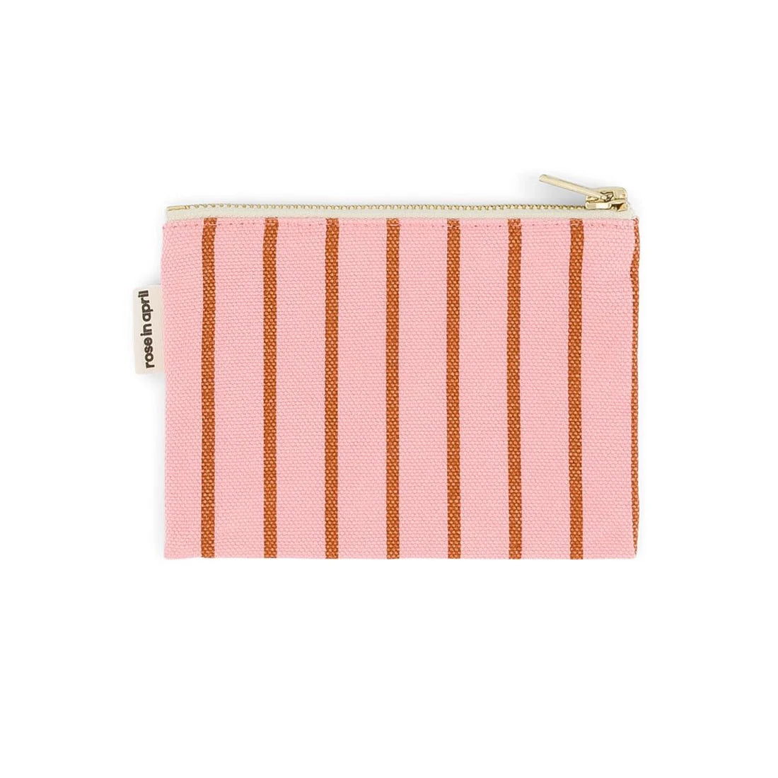 Purse - Marie - Pecan / Strawberry Tennis Stripes | Rose in April