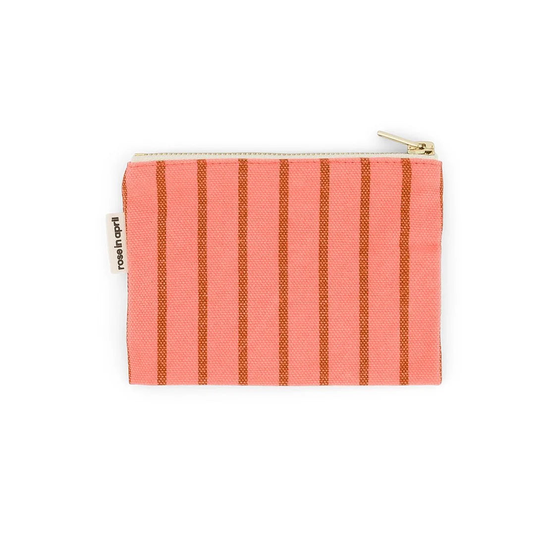 Purse - Marie - Pecan / Corail Tennis Stripes | Rose in April