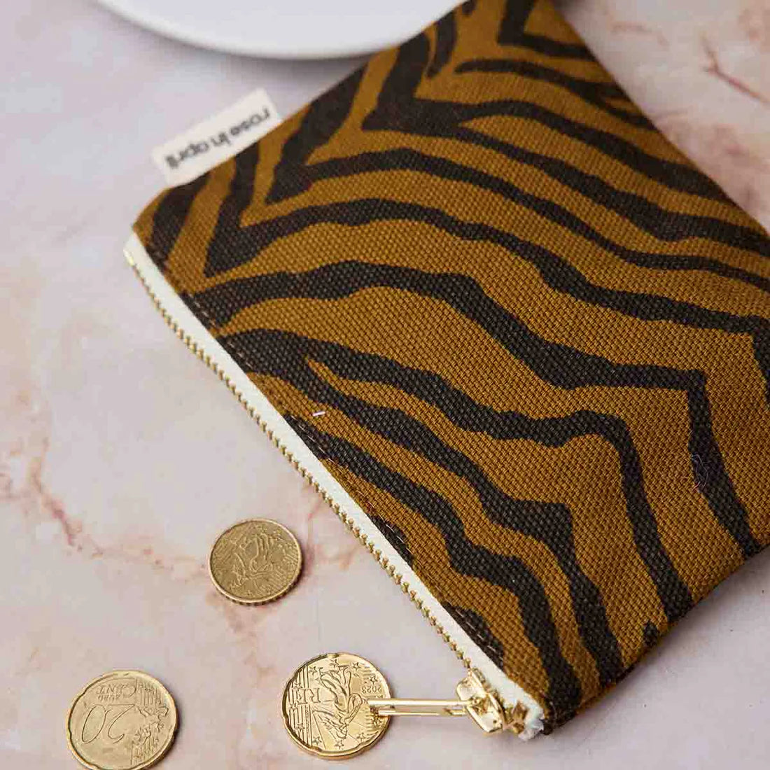 Purse - Marie - Tapenade Zebrou | Rose in April