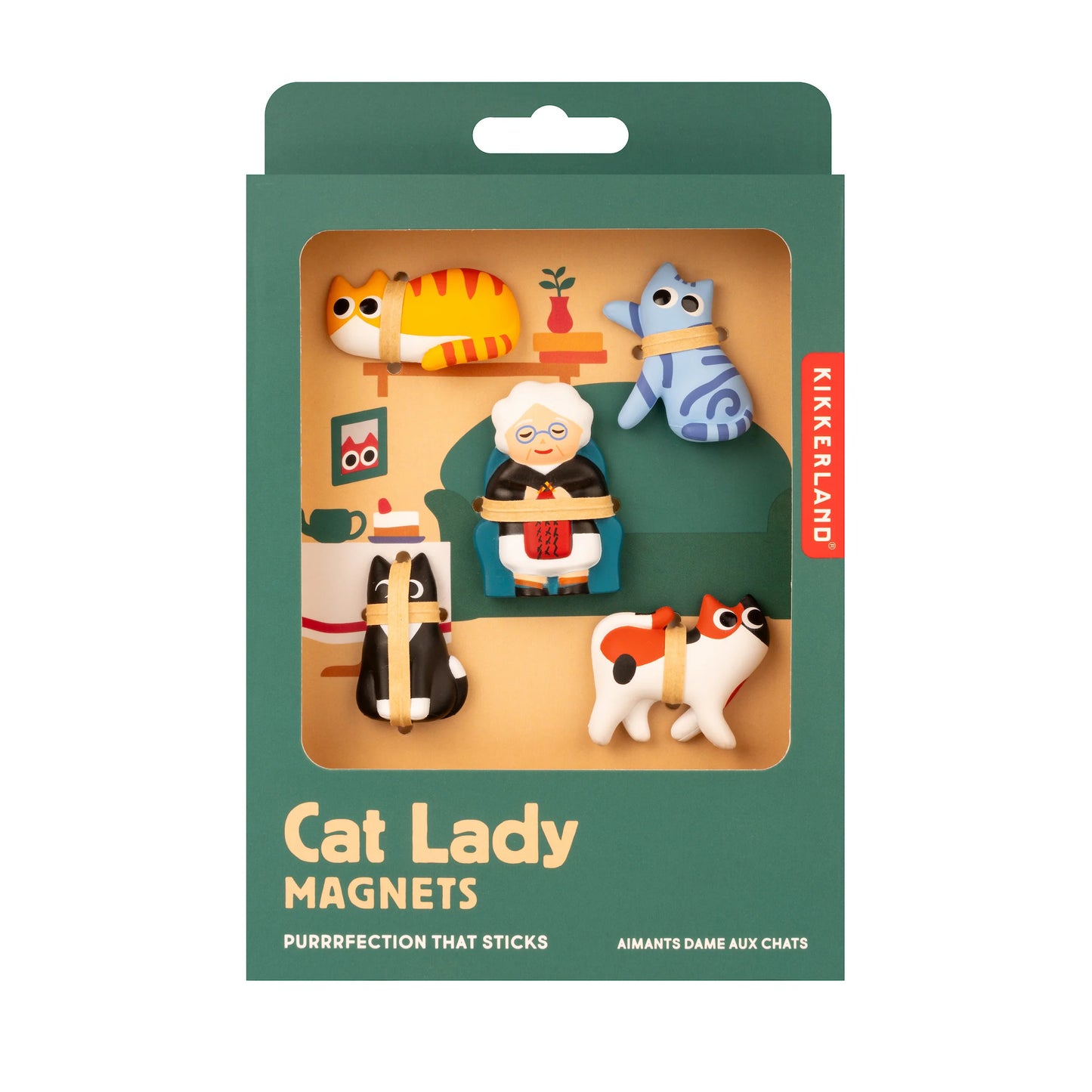 Cat lady Magnets | Kikkerland