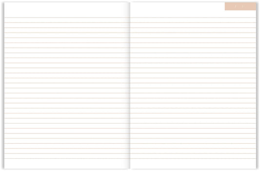 Notitieboek Beige | A-Journal - de inKijk