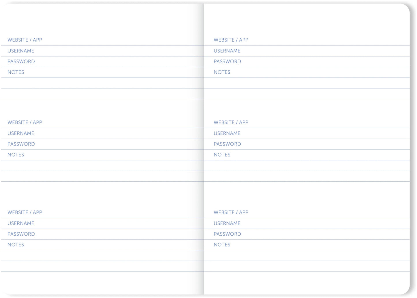 Password Journal | A-Journal