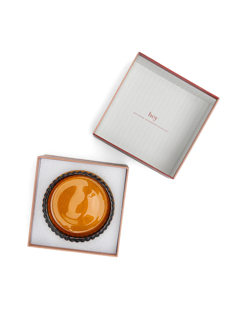 Mook + Lenny nesting rim bowls - amber - set van 2 | Here's How - de inKijk