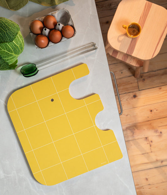 Chop & serve board Elephant - Yellow - Large | Muurla - de inKijk