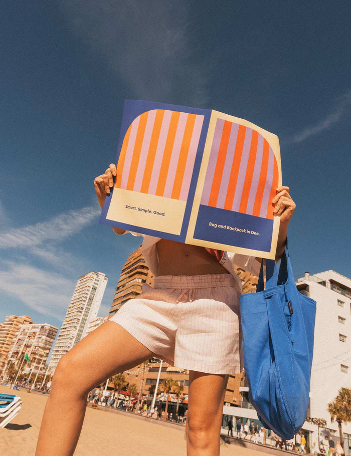 Rugzak en schoudertas in één - Royal Blue | Notabag