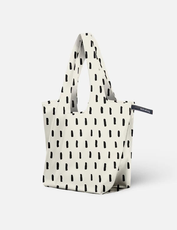 Tote - Black Brush | Notabag