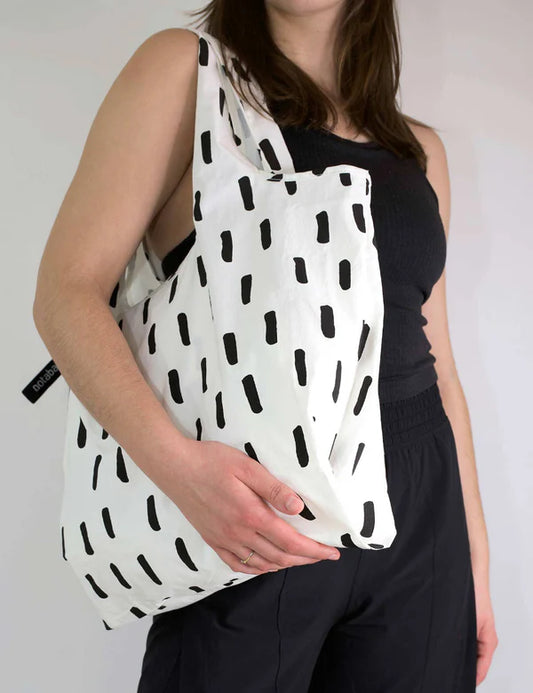 Tote - Black Brush | Notabag