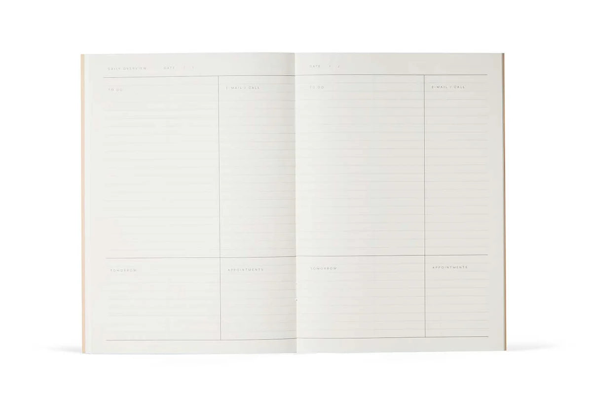 Milo weekly work journal - green&rose | Notem-Studio - de inKijk