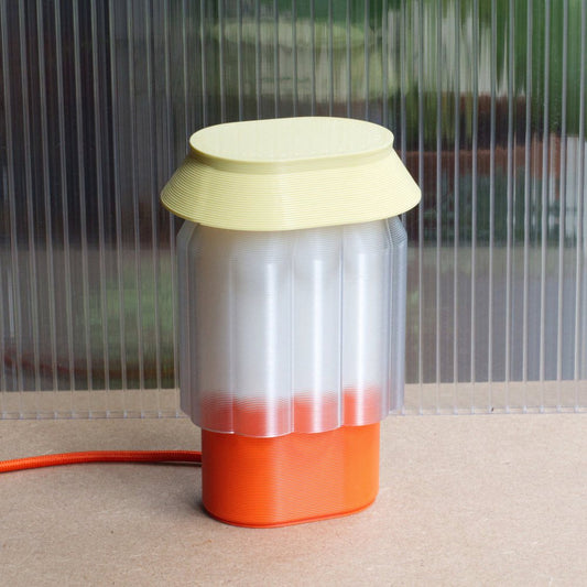 Nour Lamp - pastelgeel/oranje | Warren & Laetitia - de inKijk