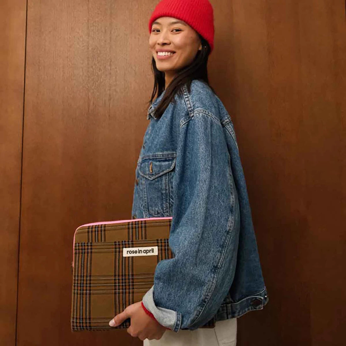 Laptop sleeve 13&14" - Octave - Tartan Check | Rose in April