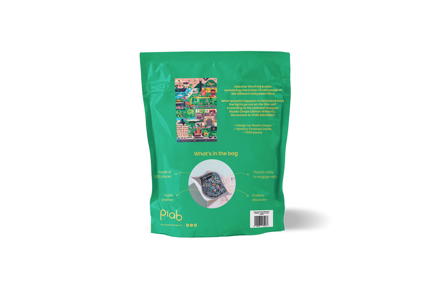De Hollywood puzzel | Puzzle in a bag - de inKijk