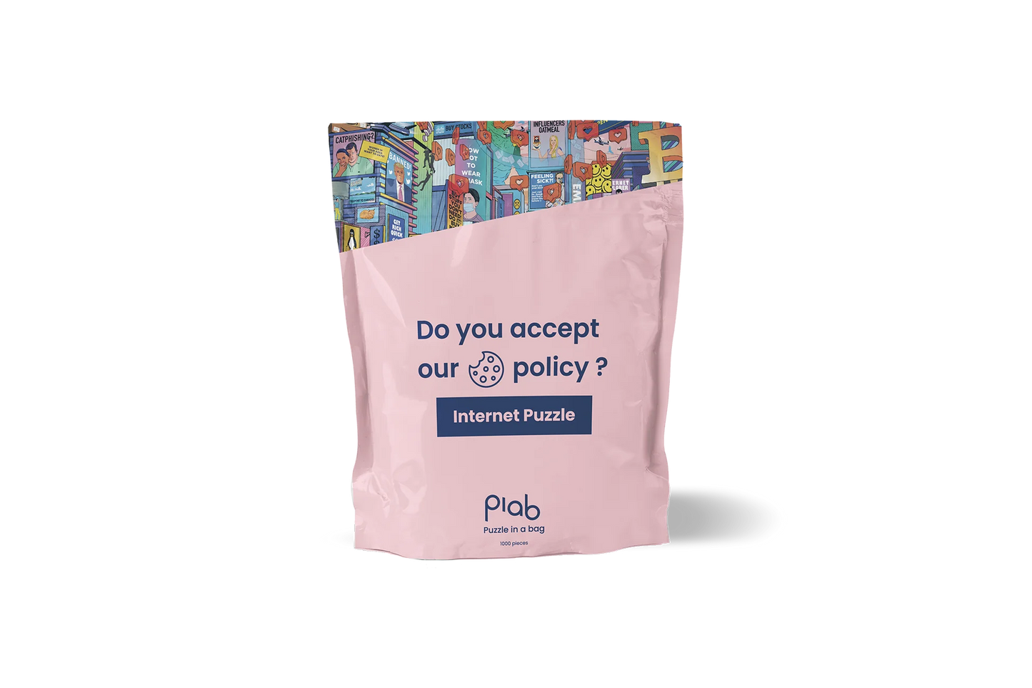 De Internet puzzel | Puzzle in a bag - de inKijk
