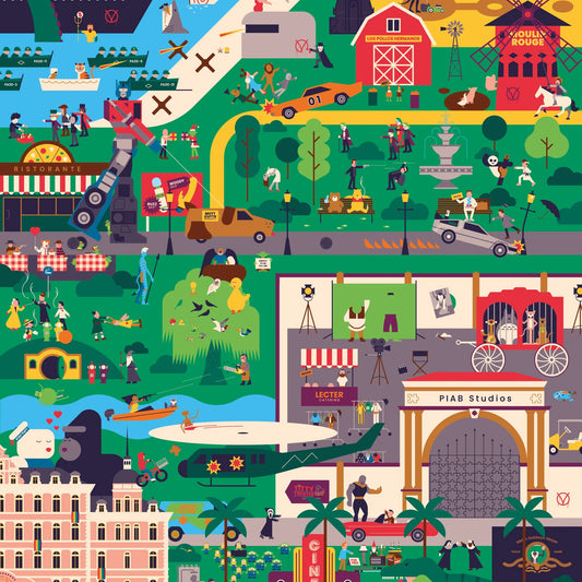 De Hollywood puzzel | Puzzle in a bag - de inKijk