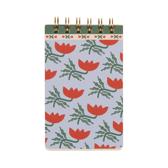 A Dopo ! - twin wire notepad - flower | Designworks Ink