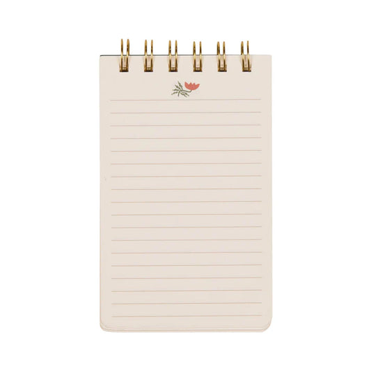 A Dopo ! - twin wire notepad - flower | Designworks Ink