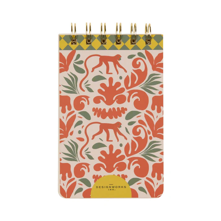 A Dopo ! - twin wire notepad - monkey | Designworks Ink