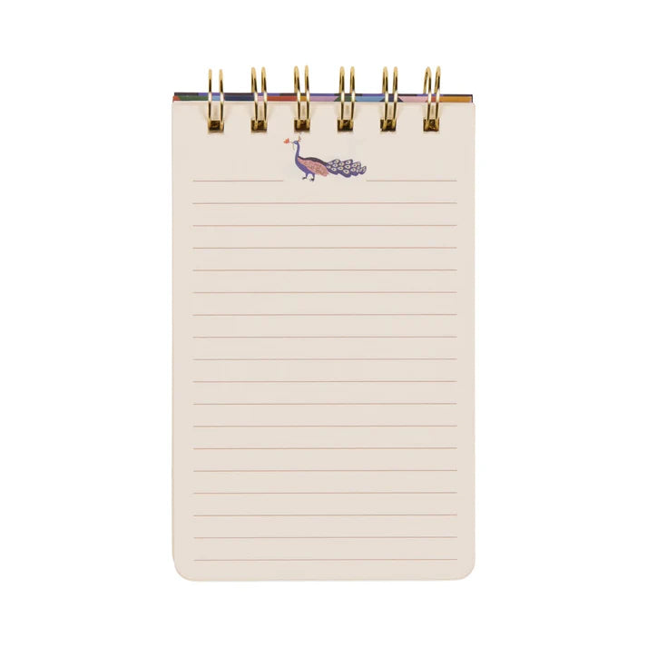 A Dopo ! - twin wire notepad - peacock | Designworks Ink