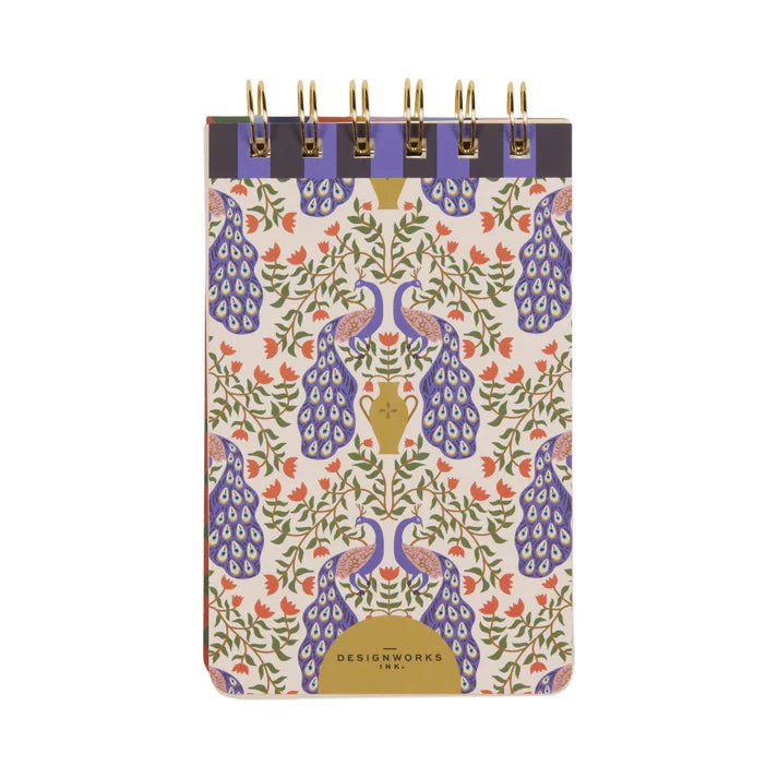 A Dopo ! - twin wire notepad - peacock | Designworks Ink
