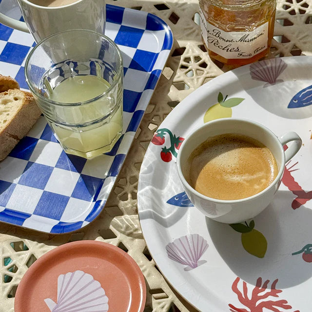Sea Salt Checker - Serving Tray | BLU KAT