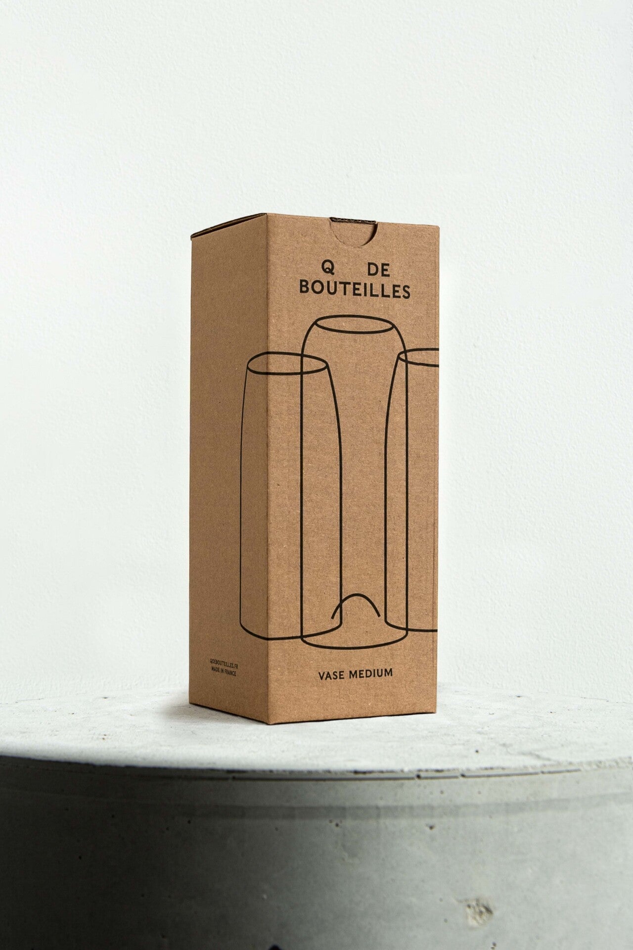 Vase large - rire | Q de bouteilles - de inKijk