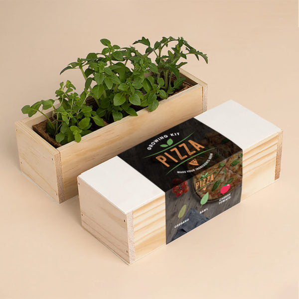 Pizza Growing Kit - oregano, basilicum, kerstomaat | Resetea