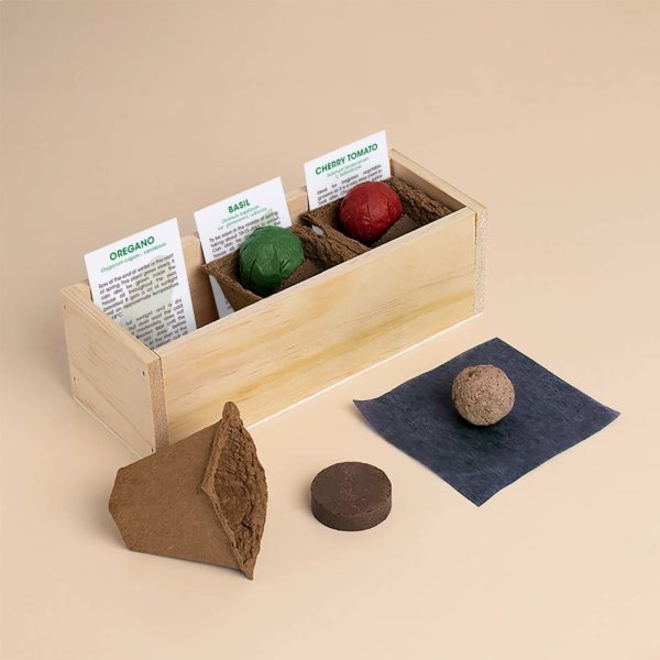 Pizza Growing Kit - oregano, basilicum, kerstomaat | Resetea