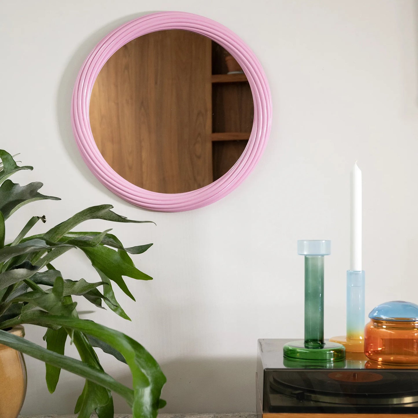 Spiegel churros - pink | &Klevering - de inKijk