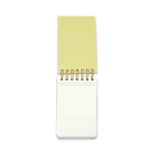 Twin wire chunky notepad - wavy stripes | Designworks Ink