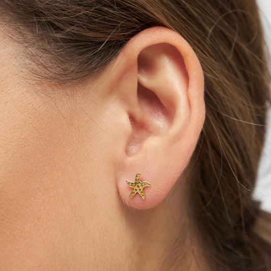 Starfish - Gold Plated - 1 stuk | LULU Copenhagen - de inKijk
