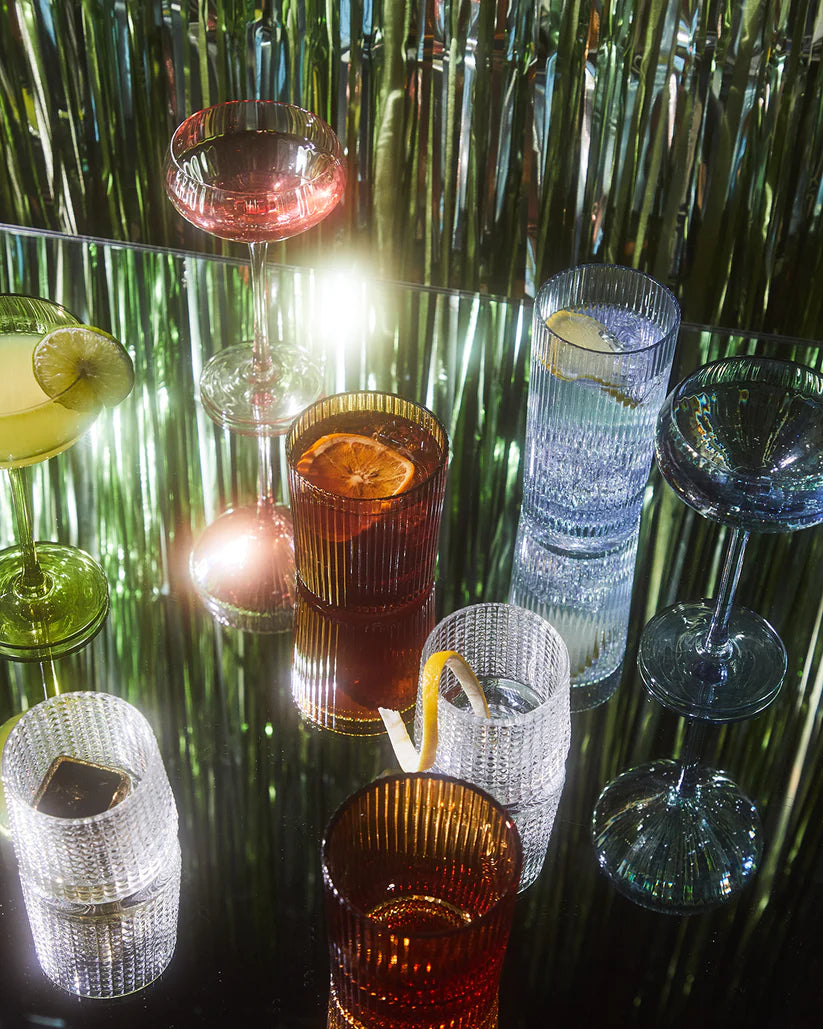 Stella Highball Glasses - blue - set van 2 | Here's How - de inKijk