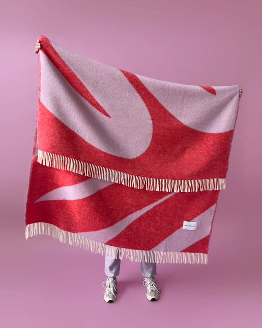 Swirl Plaid - Lilac Red | Maison Deux