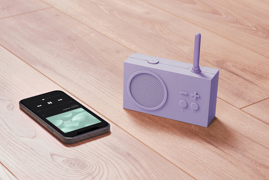 Radio & Bluetooth speaker - Tykho 3 - Light Lilac | Lexon - de inKijk