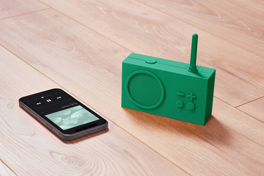 Radio & Bluetooth speaker - Tykho 3 - Emerald Green | Lexon - de inKijk