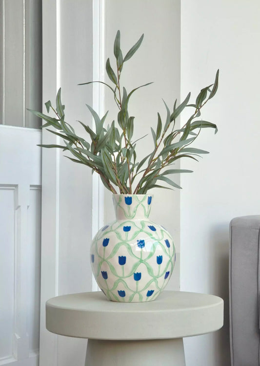 Vaas Blue Tulips | And Nook