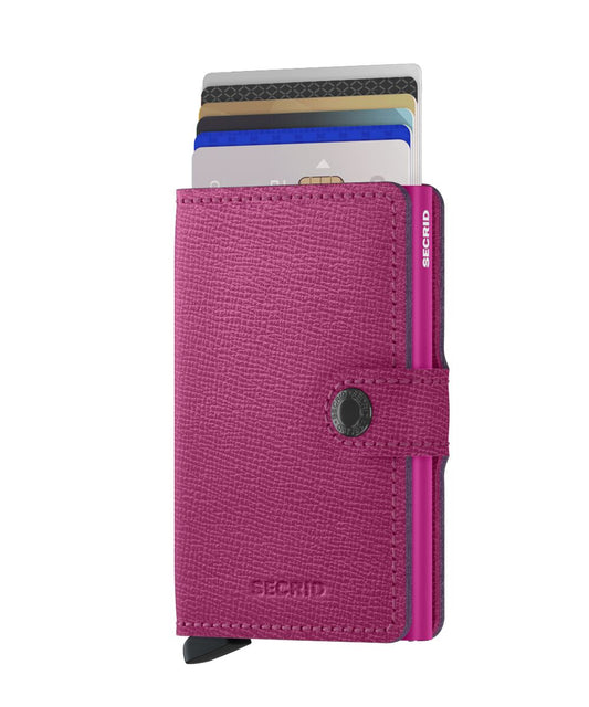 Mini wallet - Crisple fuchsia | Secrid - de inKijk