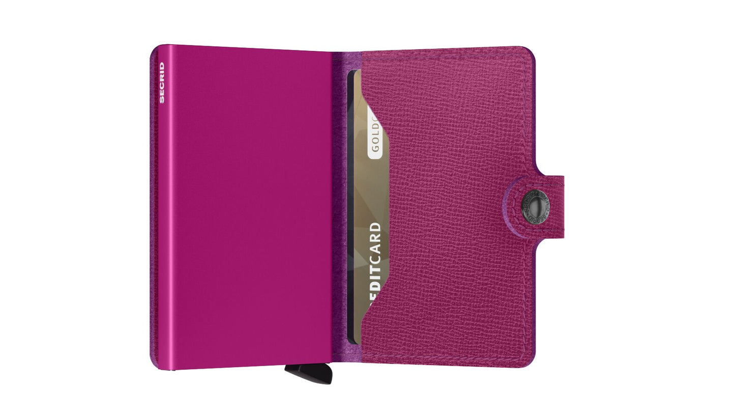 Mini wallet - Crisple fuchsia | Secrid - de inKijk