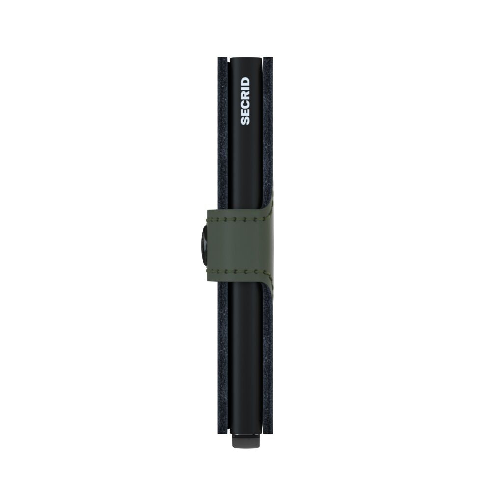 Mini wallet - Matte green black | Secrid - de inKijk