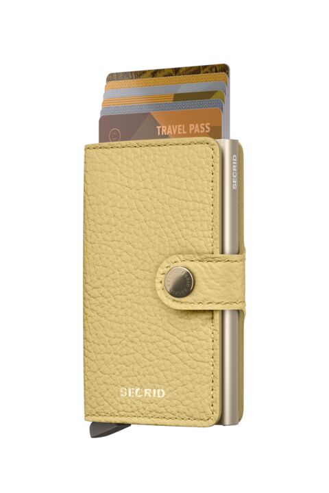Mini wallet - Pebble Butter Yellow | Secrid