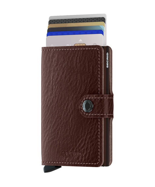 Mini wallet - Veg espresso brown | Secrid