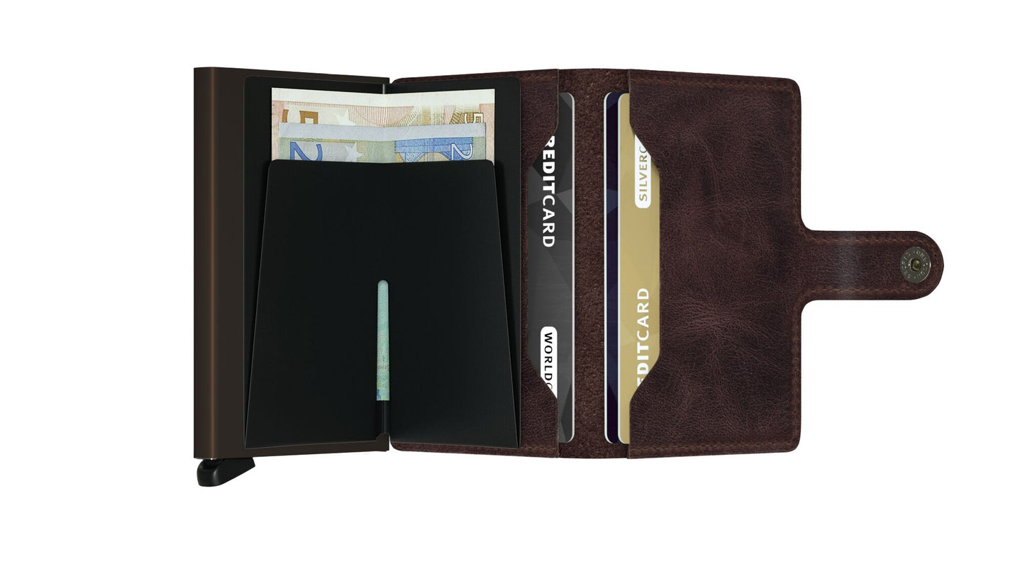 Mini wallet - Vintage chocolate | Secrid