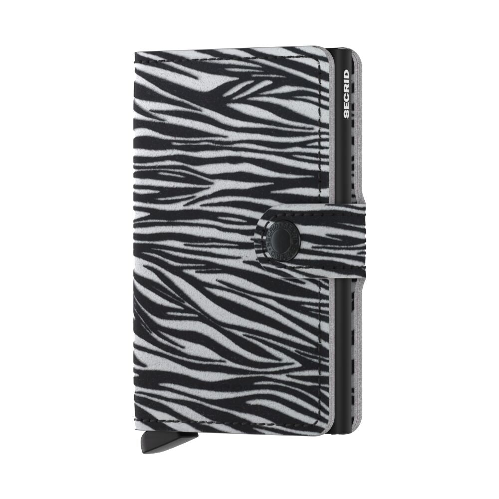 Mini wallet - Zebra light grey | Secrid - de inKijk