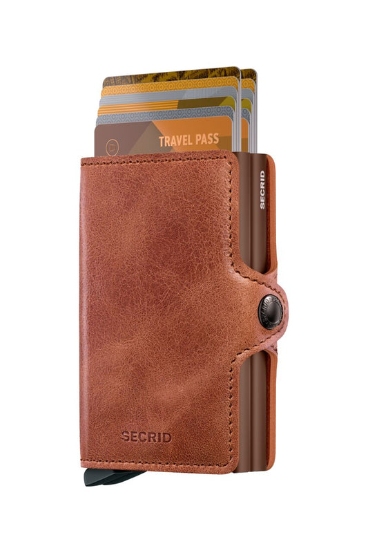 Twinwallet - Vintage Cognac Brown | Secrid