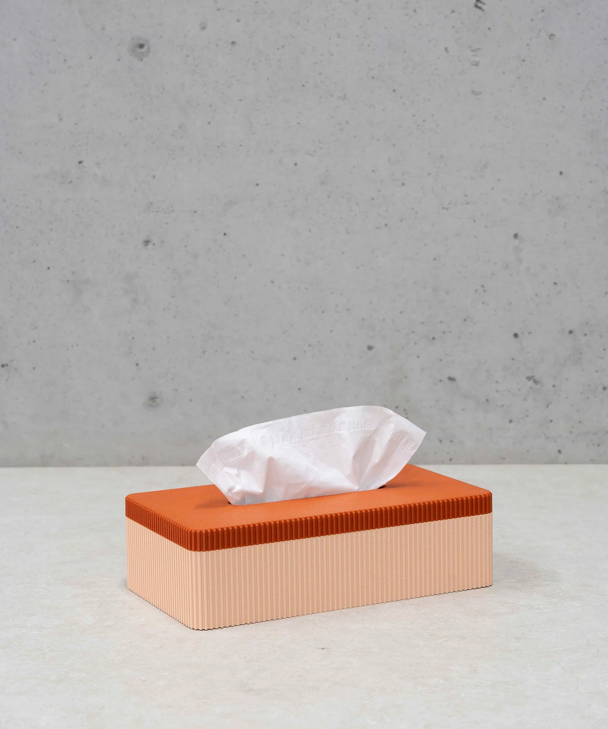 Tissue Box - Nude/Metallic Brick | WAVY