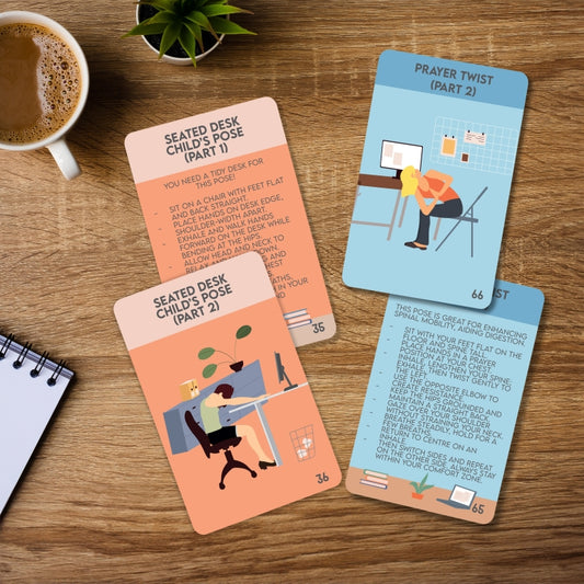 Yoga at your desk cards | Gift Republic - de inKijk