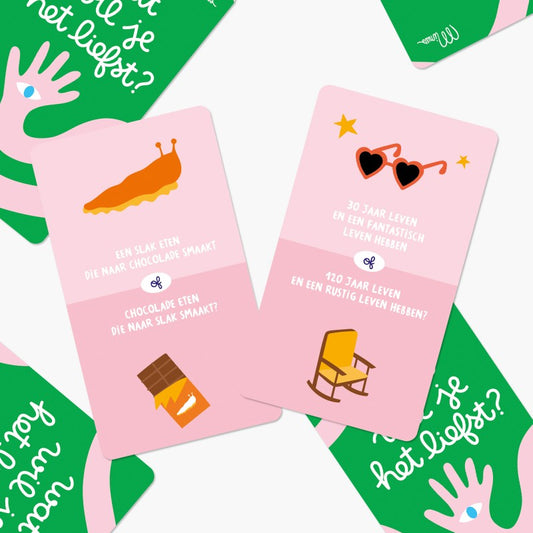 ABSURDE DILEMMA'S - 5 min. leuke momenten delen | Minus Editions - de inKijk