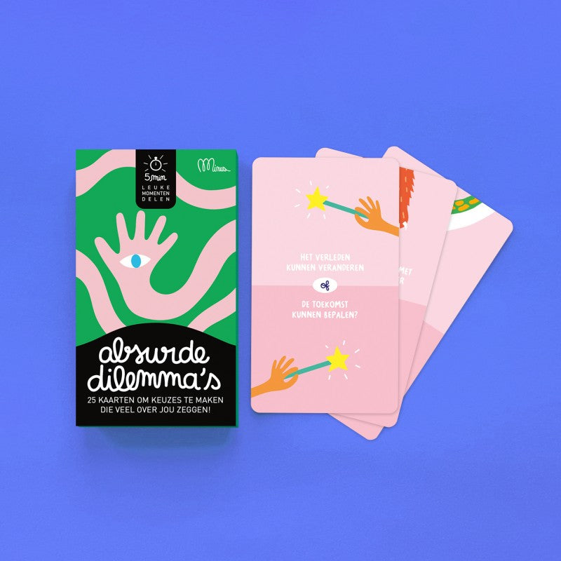 ABSURDE DILEMMA'S - 5 min. leuke momenten delen | Minus Editions - de inKijk