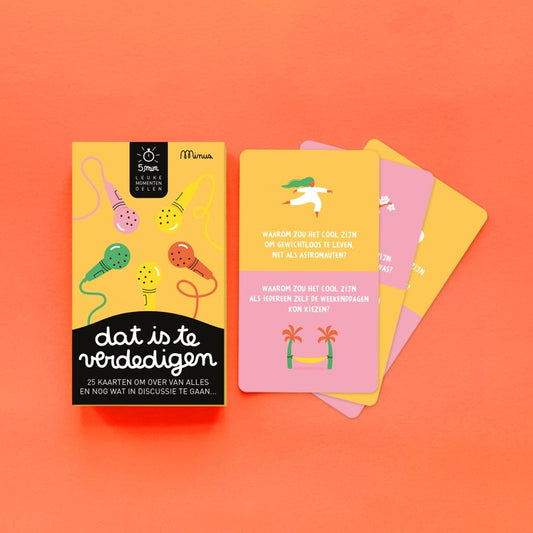 DAT IS TE VERDEDIGEN - 5 min. leuke momenten delen | Minus Editions