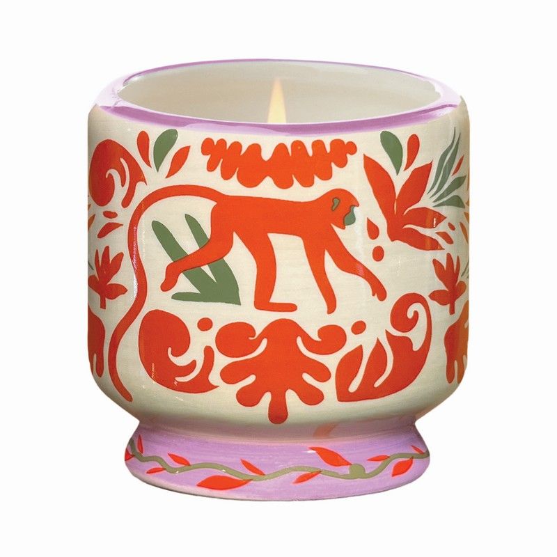 Ceramic candle jungle 8 oz - coconut & amber | Paddywax - de inKijk