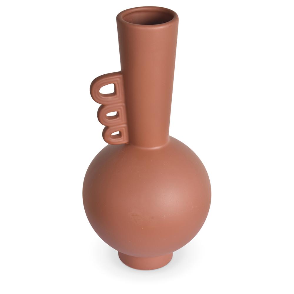 Vaas ada - terracotta | Opjet Paris - de inKijk