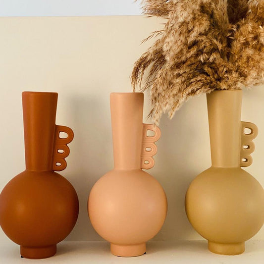 Vaas ada - terracotta | Opjet Paris - de inKijk